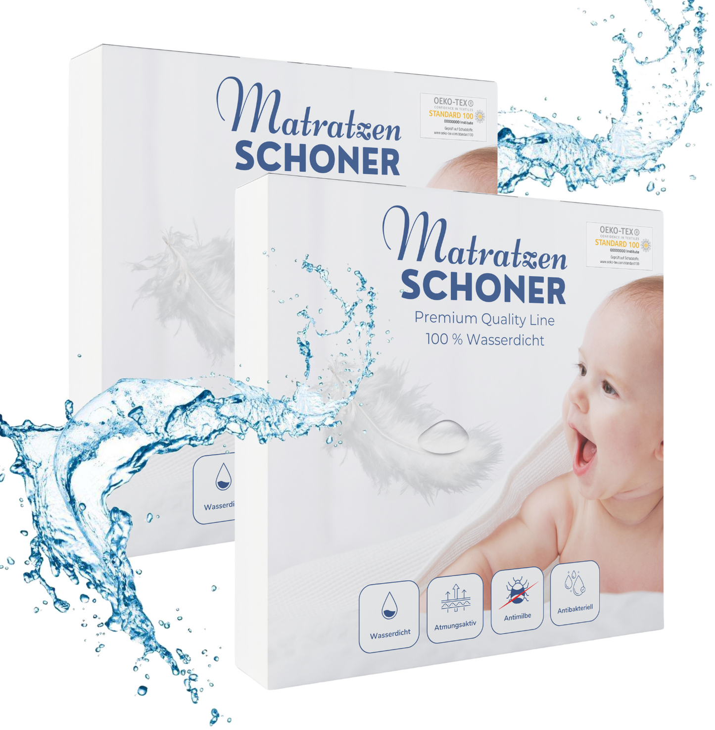 Wasserdichter Matratzenschoner bis 30 cm Höhe Matratzenschoner.