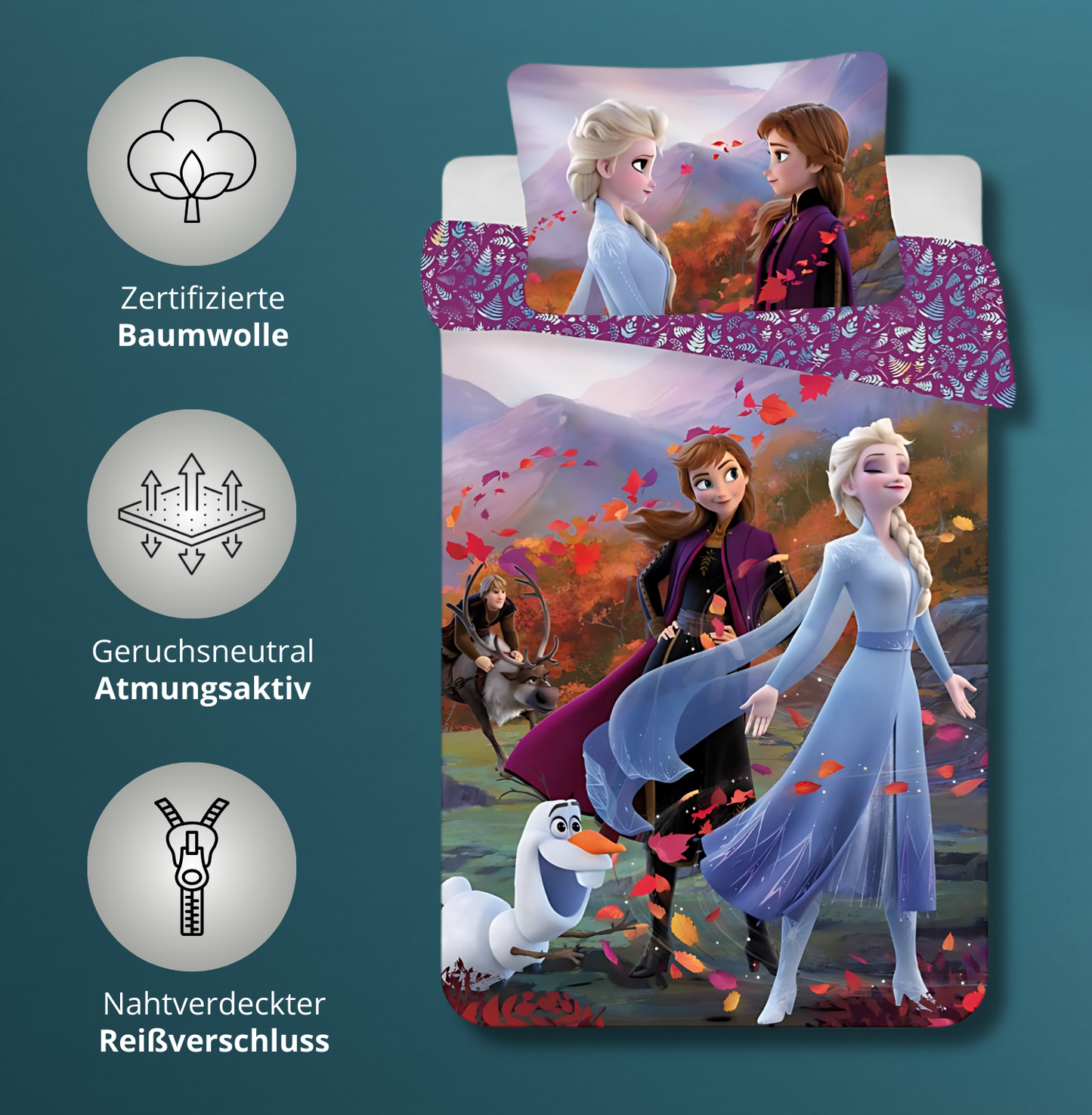 Disney Eiskönigin Bettwäsche-Set 100X135 Bettwäsche.