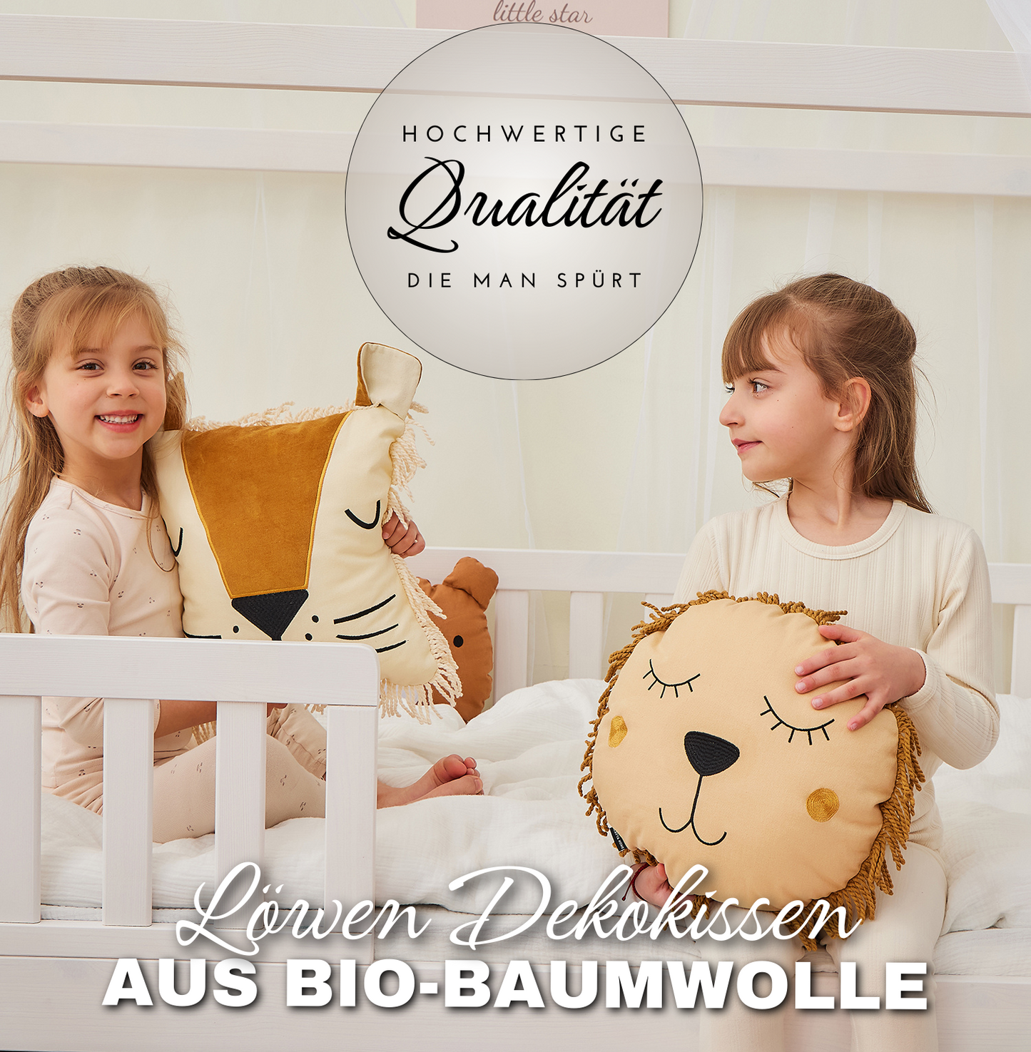 Simba-Löwe I PILLOW LION ⌀32 cm .