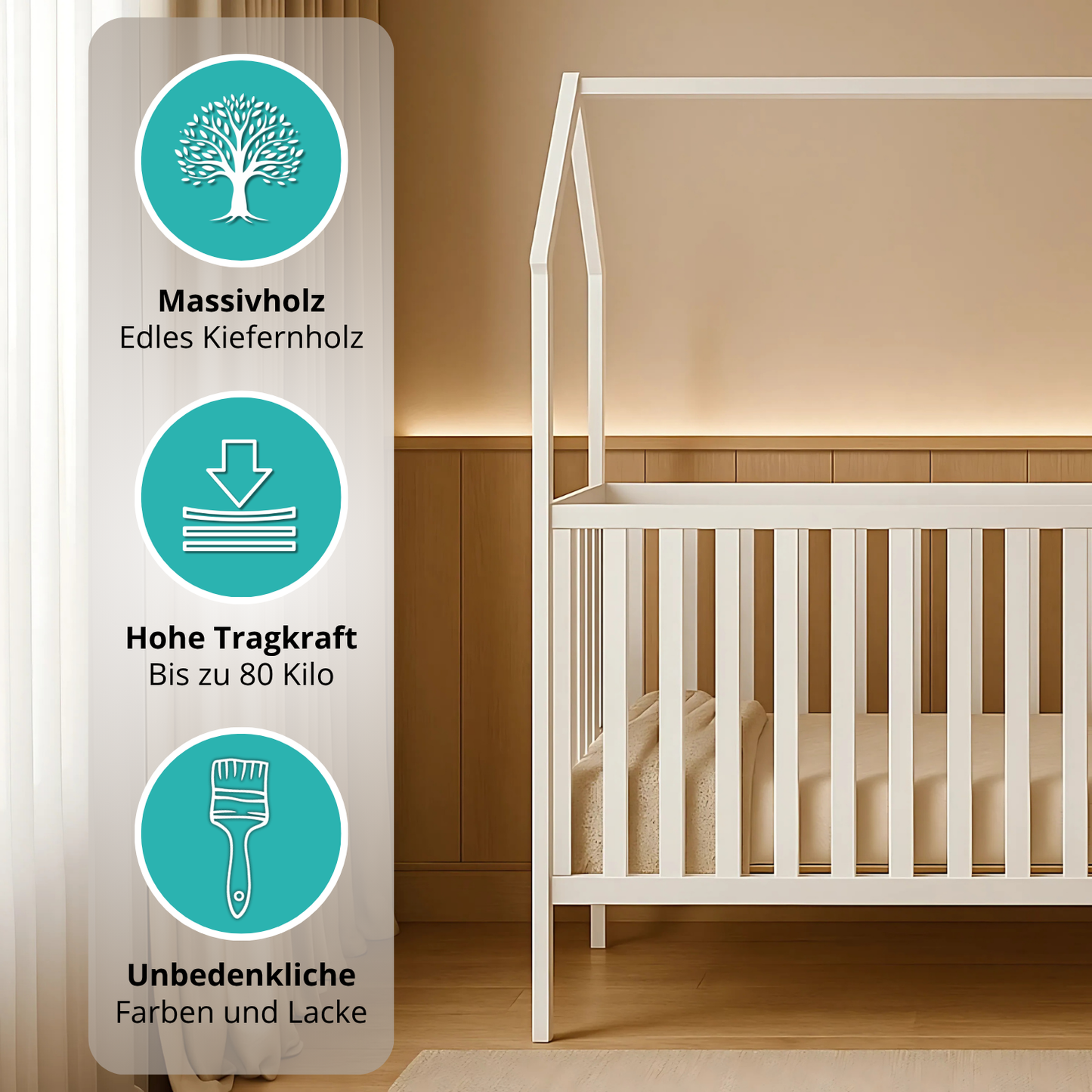 Babybett ELLA 70x140