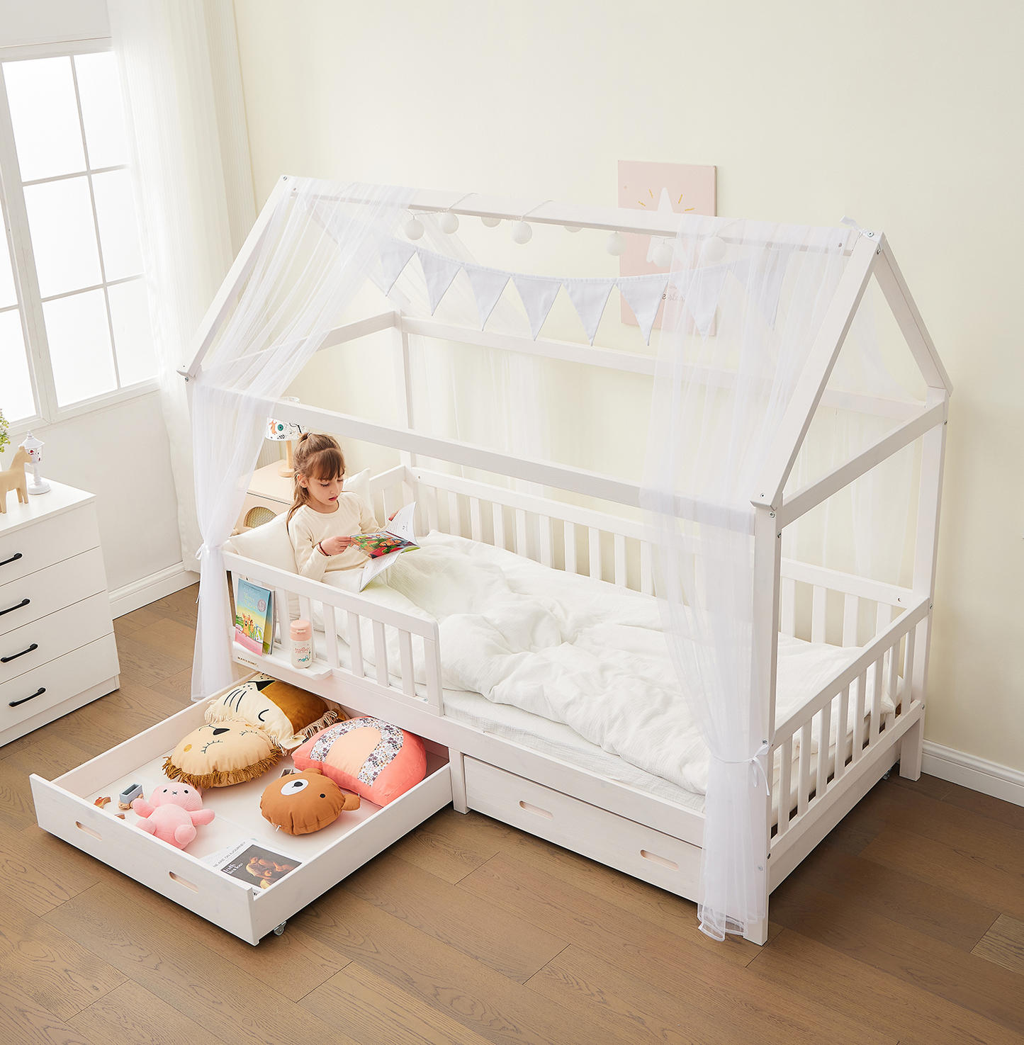 Hausbett Schubladen 2er Set.