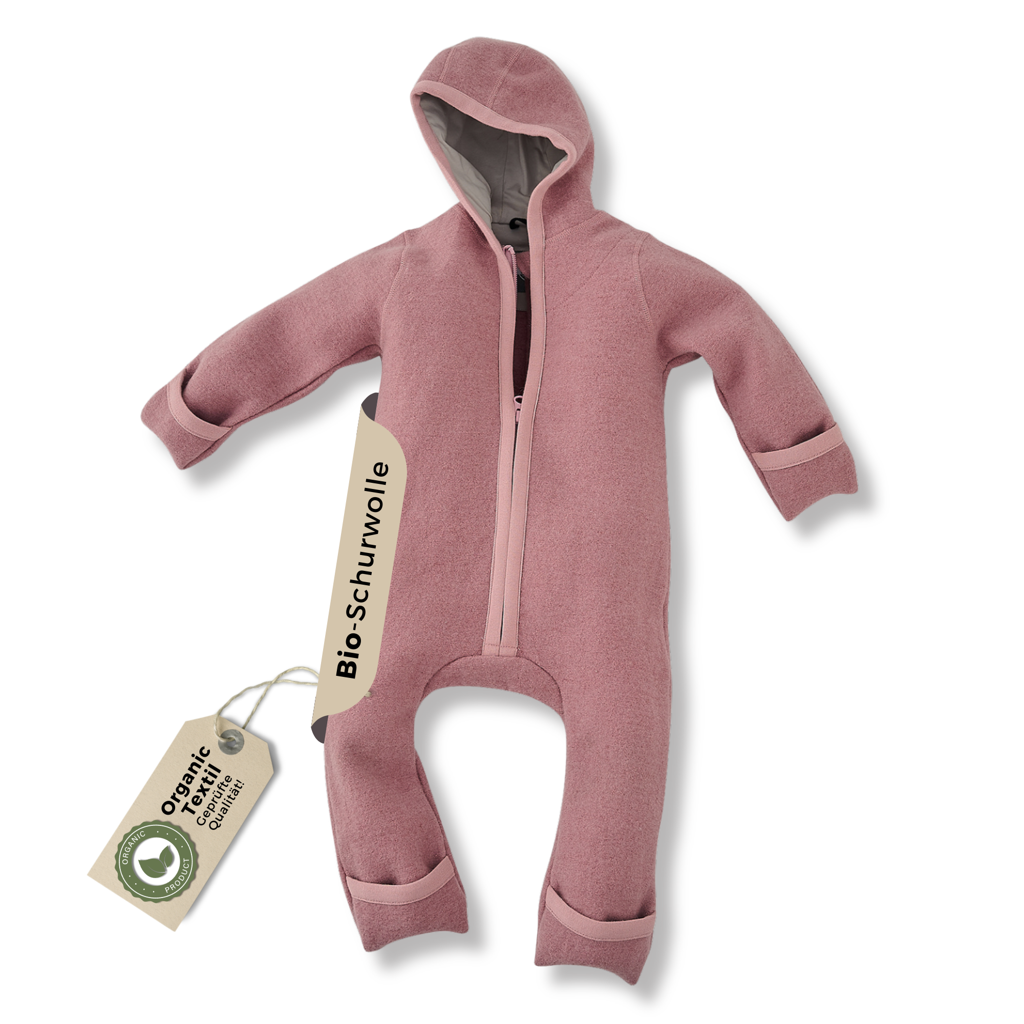 Baby-Kinder Walkoverall | Bio-Schurwolle