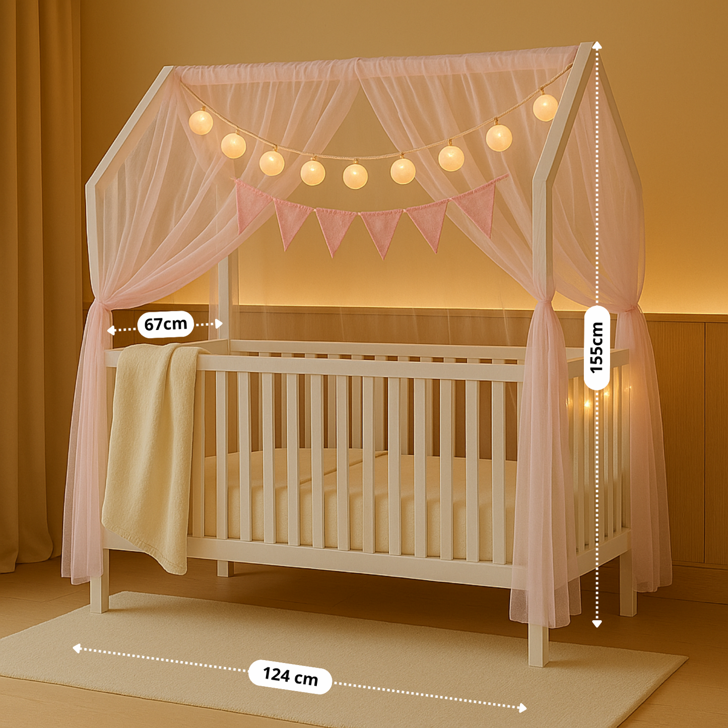 Babybett ELLA mit Deksoet