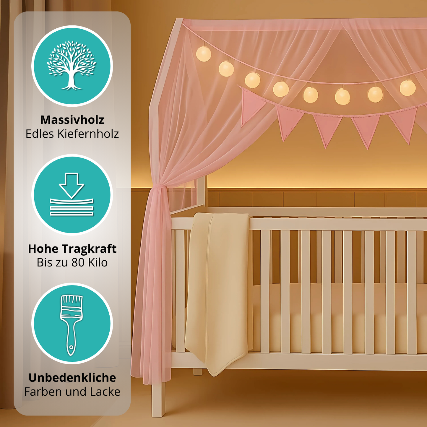 Babybett ELLA mit Deksoet