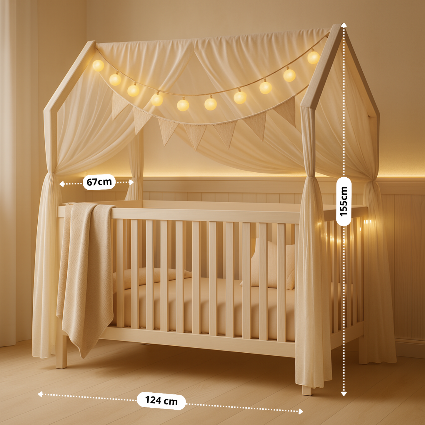 Babybett ELLA mit Deksoet