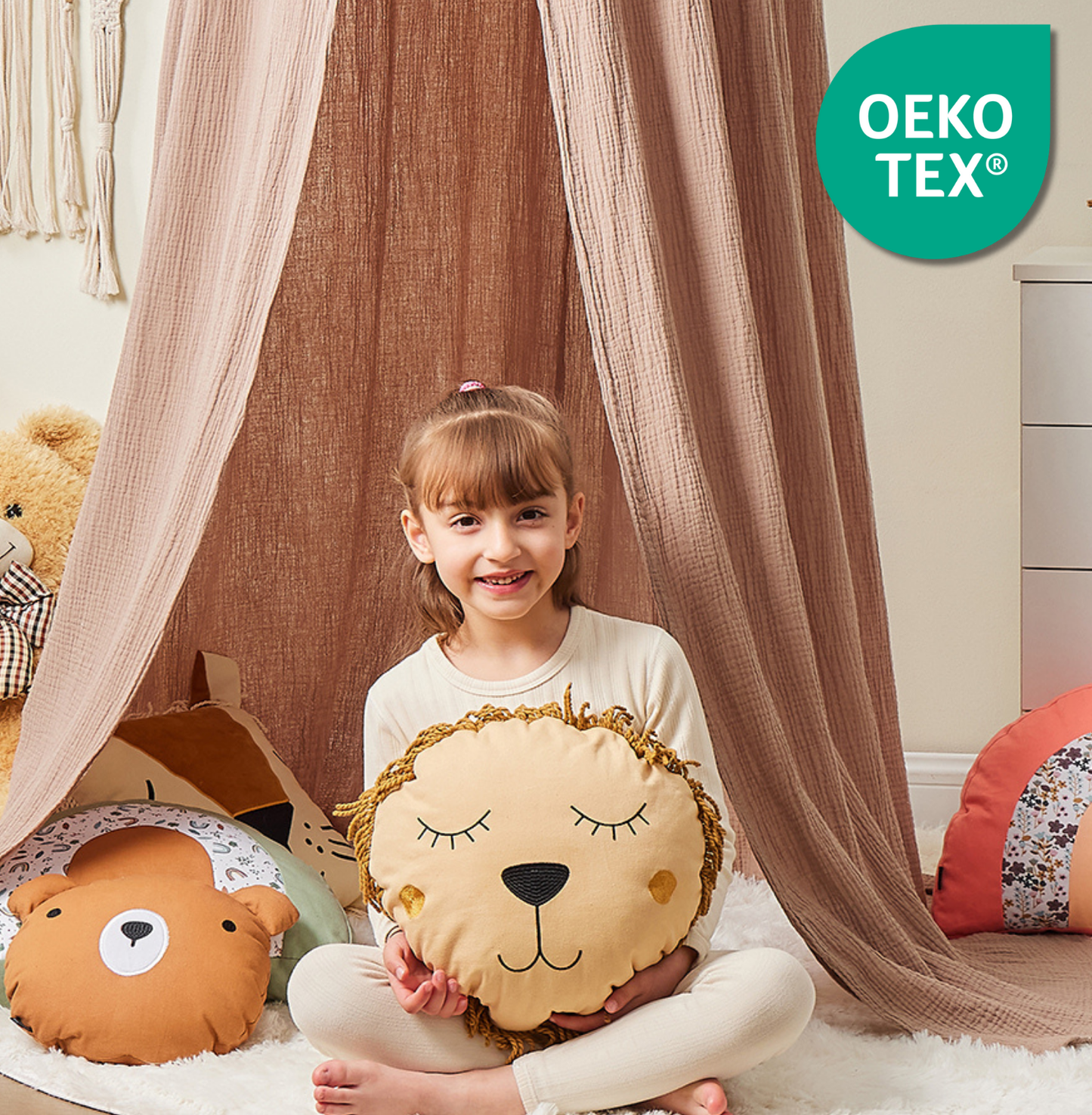 Snooki-Löwe I PILLOW LION ⌀35 cm