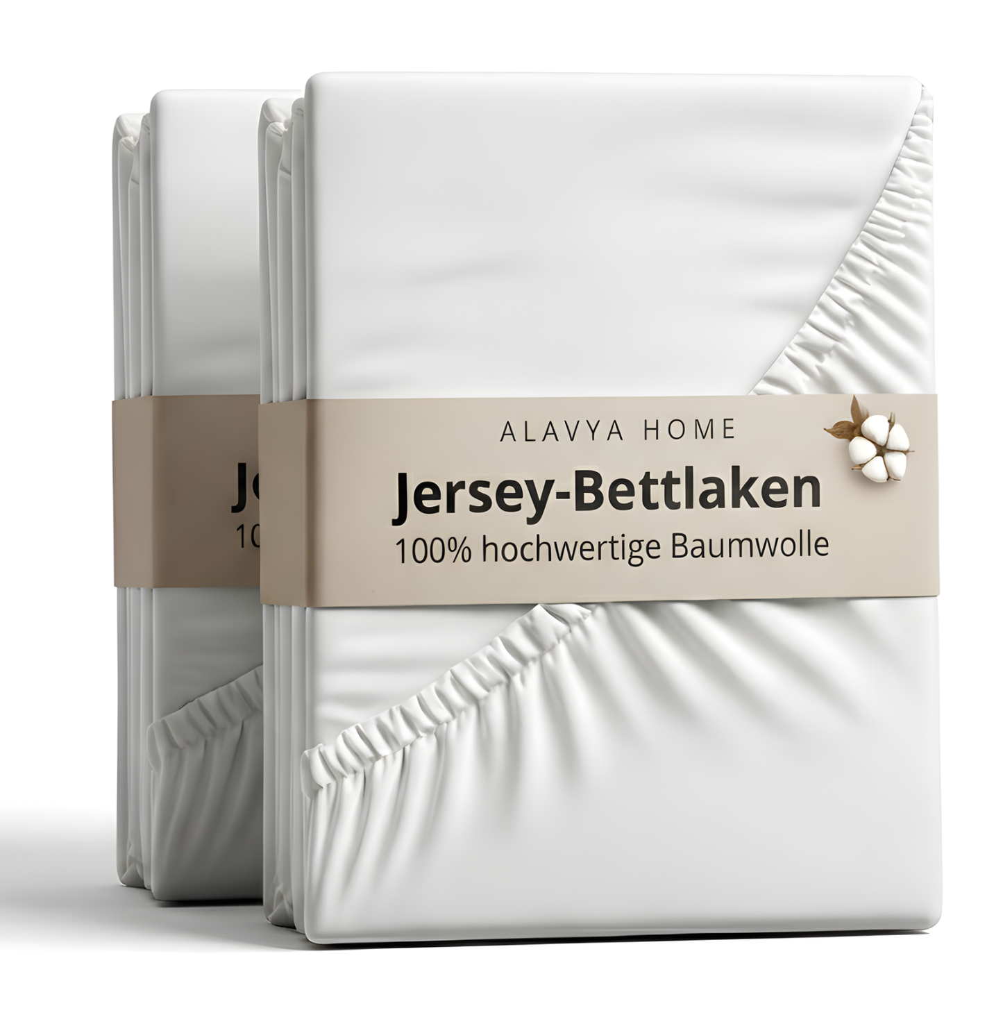 100% Baumwoll-Spannbettlaken