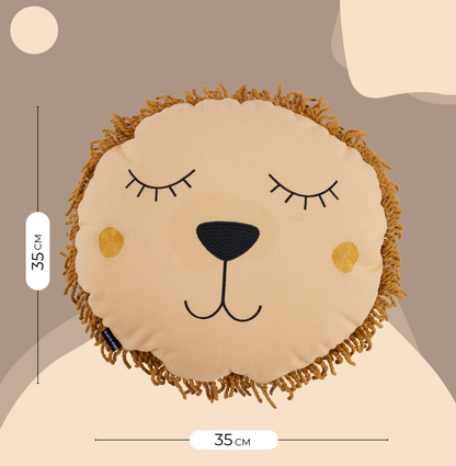 Snooki-Löwe I PILLOW LION ⌀35 cm