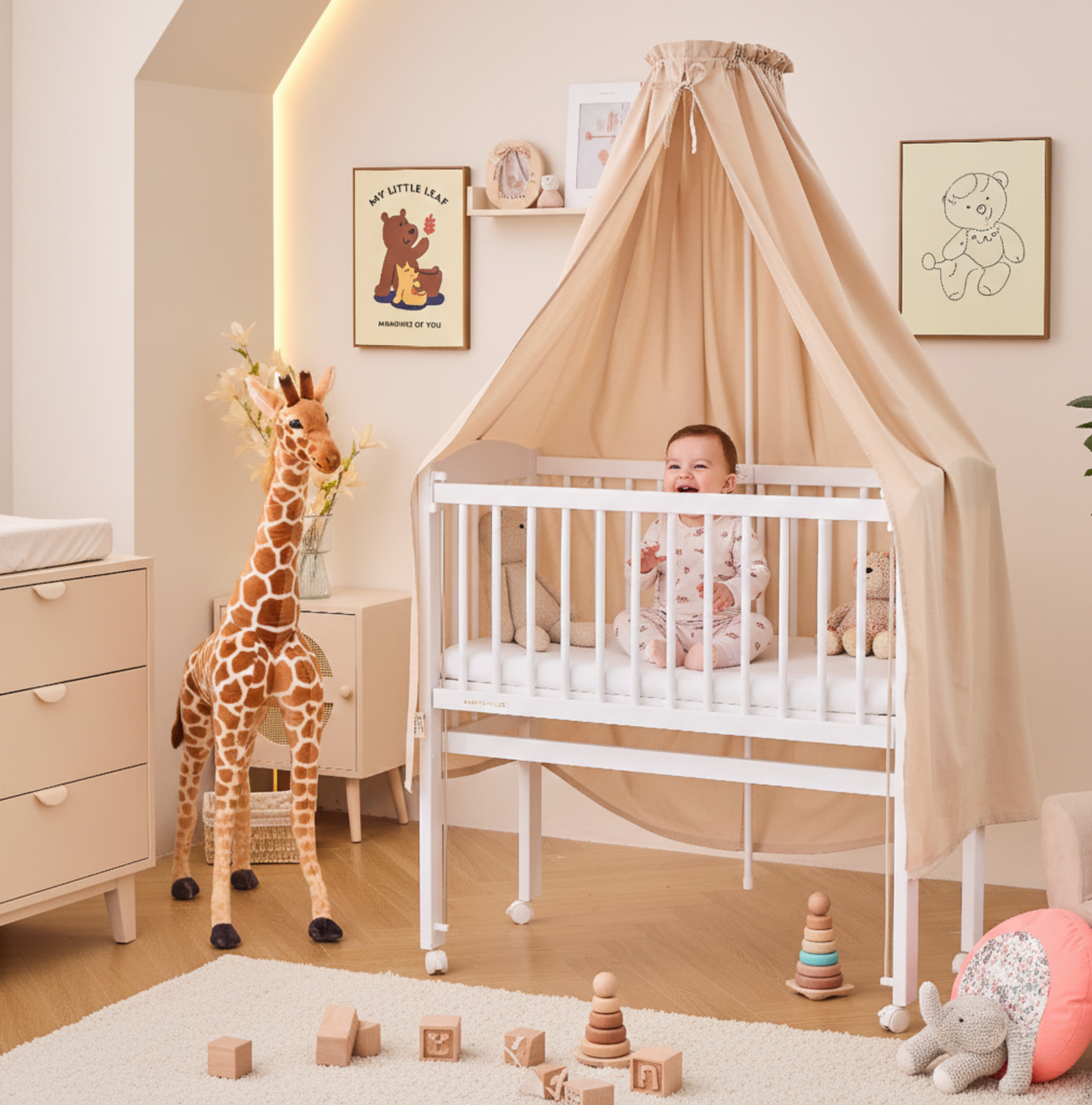 Betthimmel mit Himmelstange