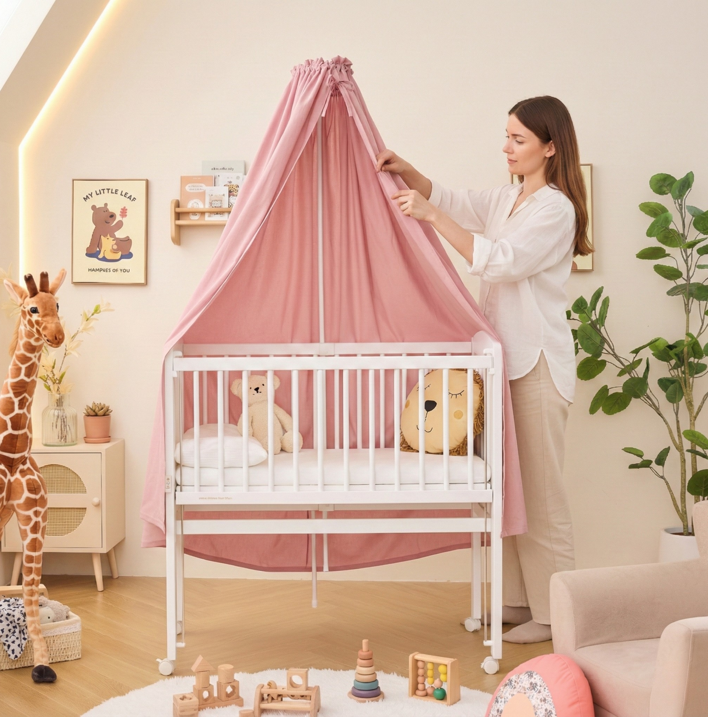 Betthimmel mit Himmelstange