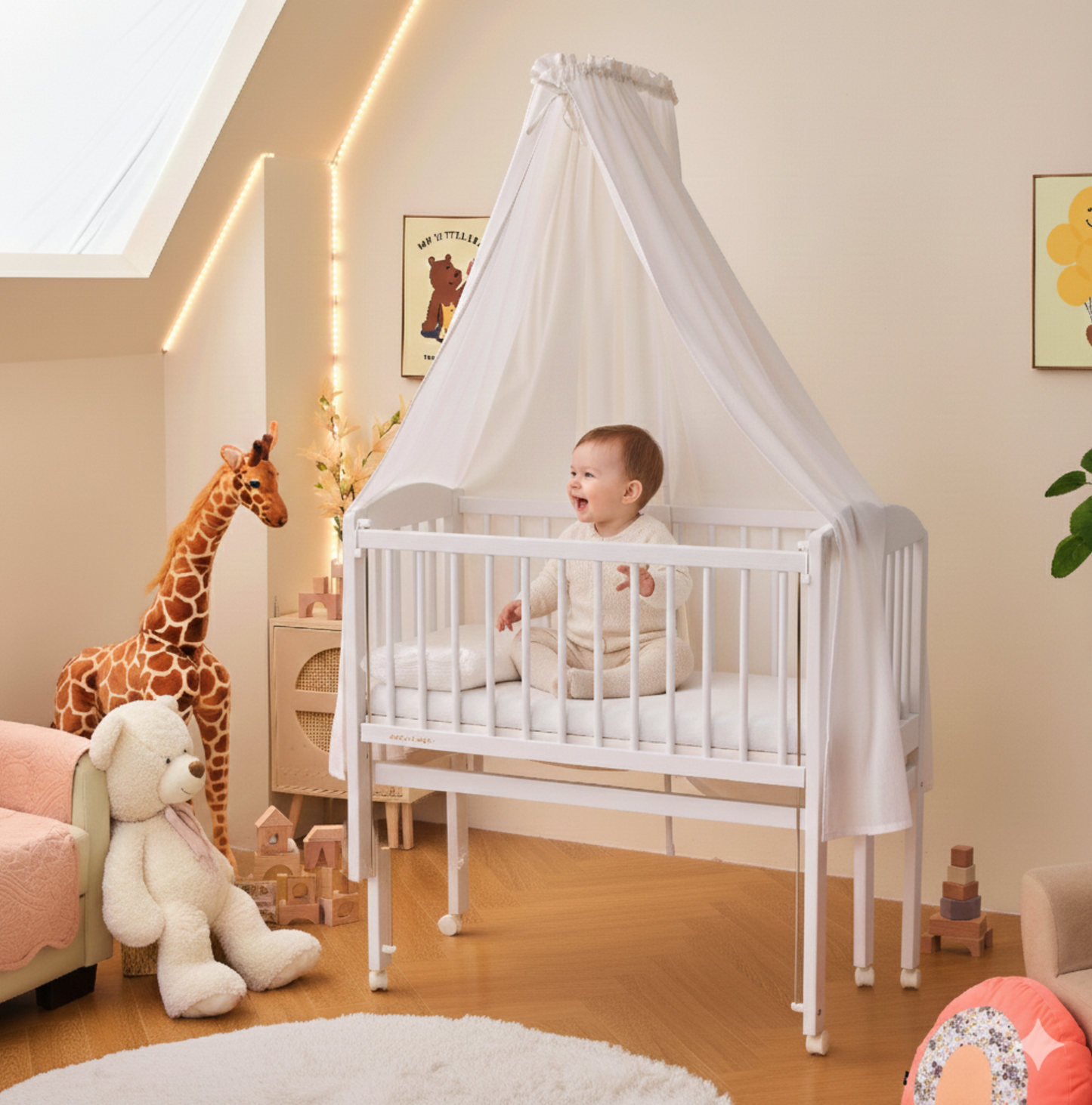 Betthimmel mit Himmelstange