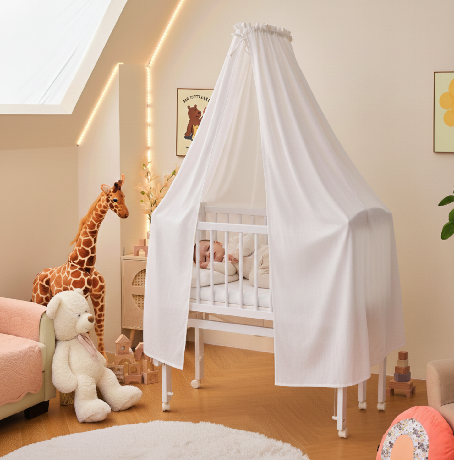 Betthimmel mit Himmelstange