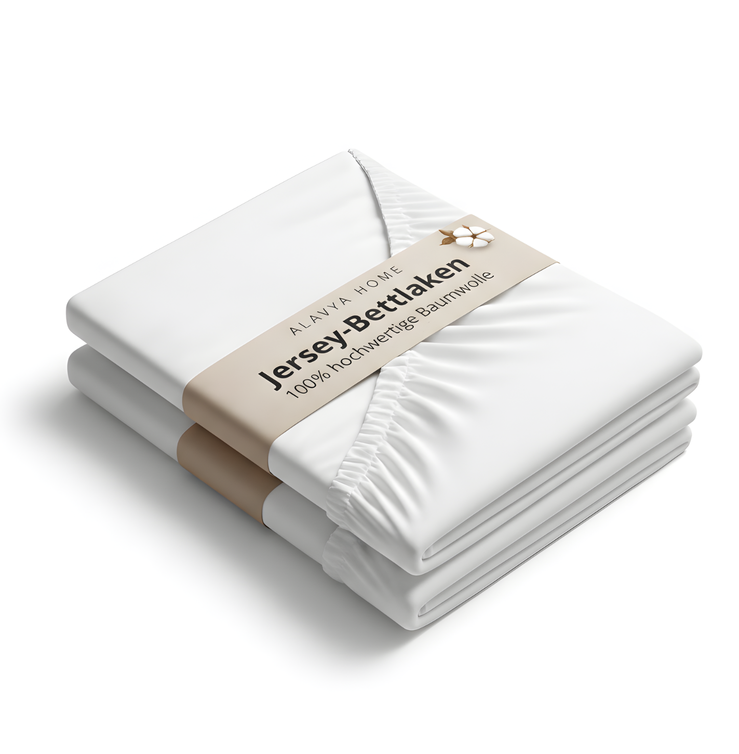 100% Baumwoll-Spannbettlaken