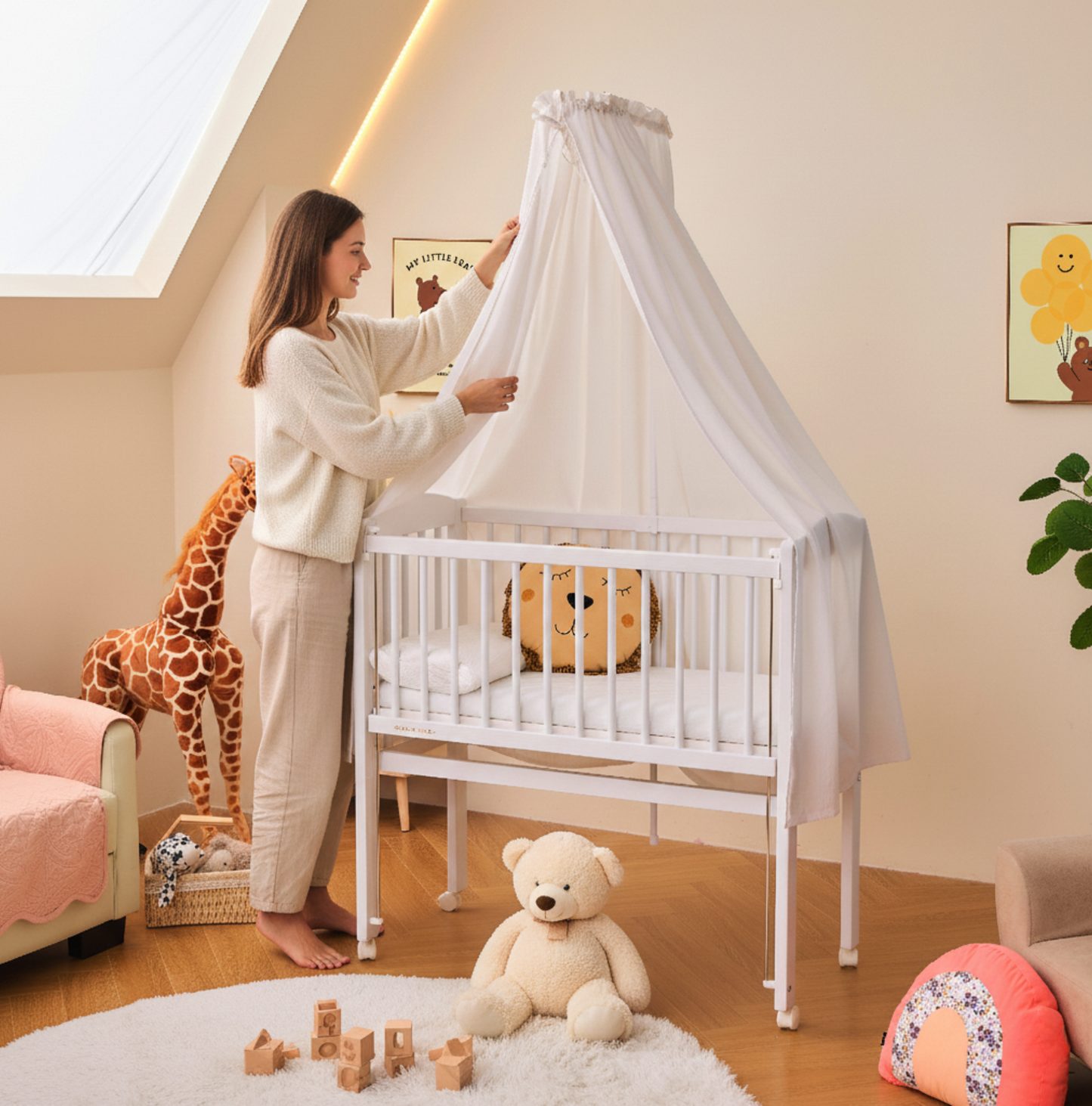 Betthimmel mit Himmelstange