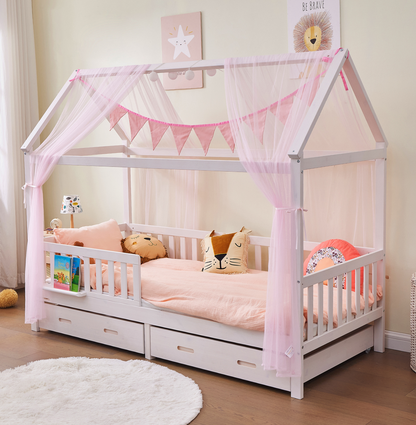 Hausbett Dekoset für Kinderzimmer