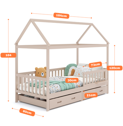 Hausbett CLOUD - Limitierte Edition - Greige