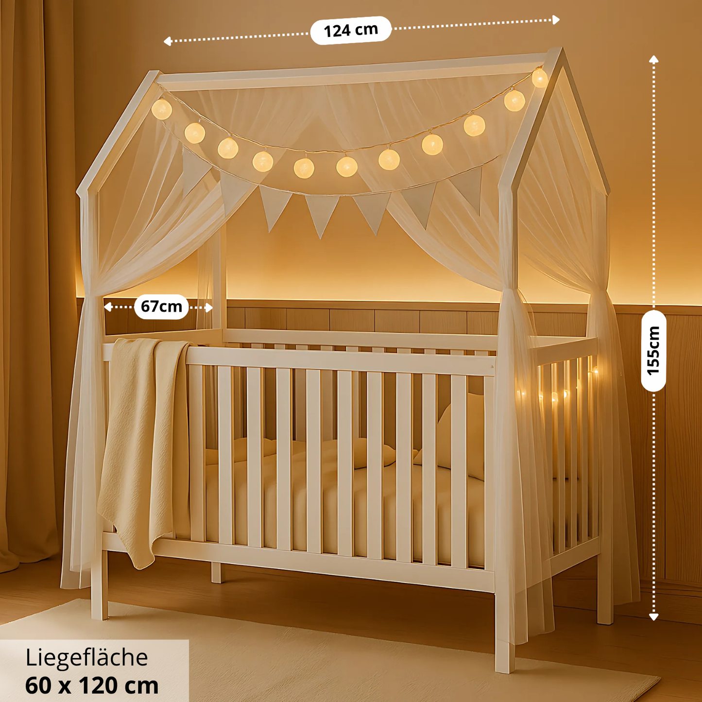 Babybett ELLA mit Deksoet
