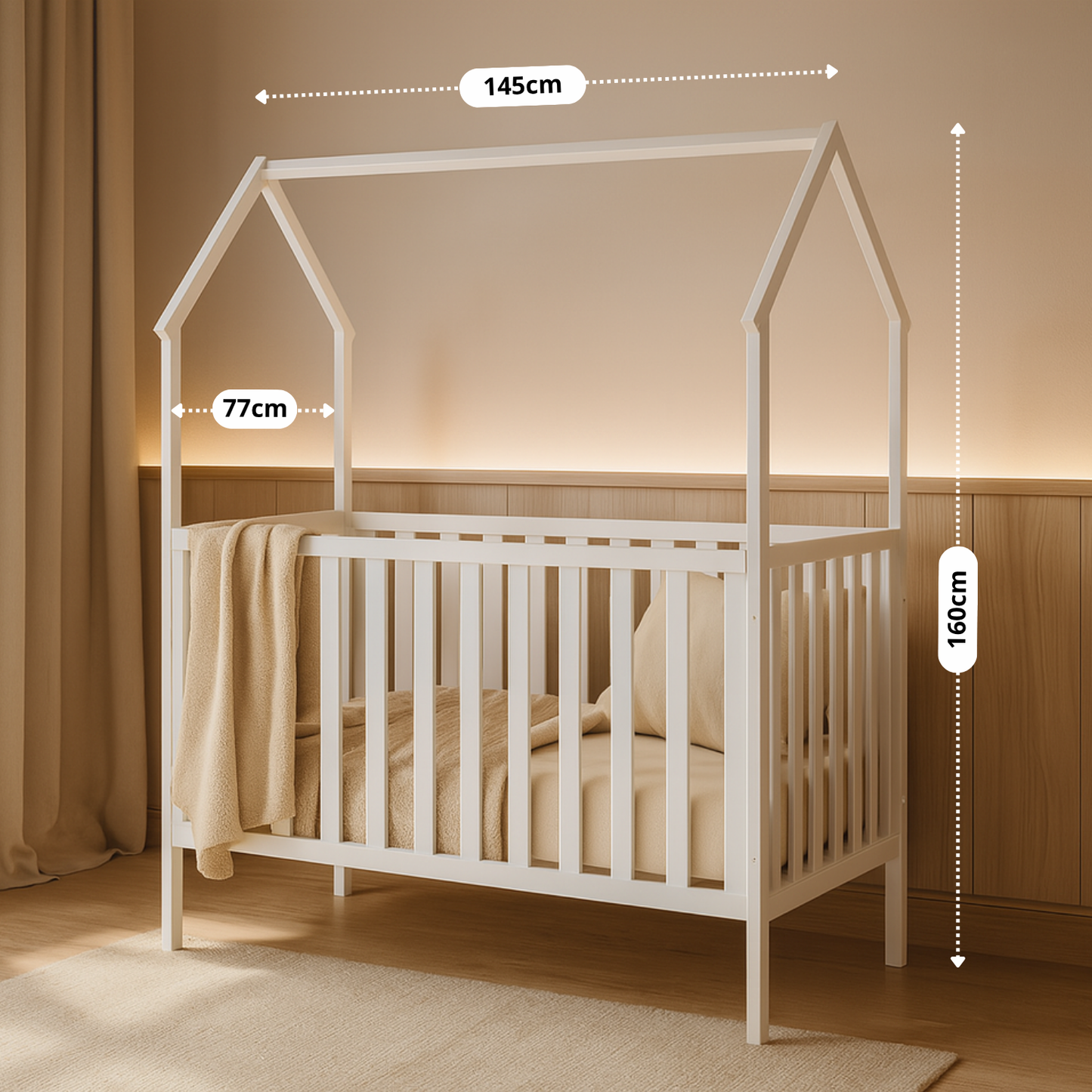 Babybett ELLA 60x120