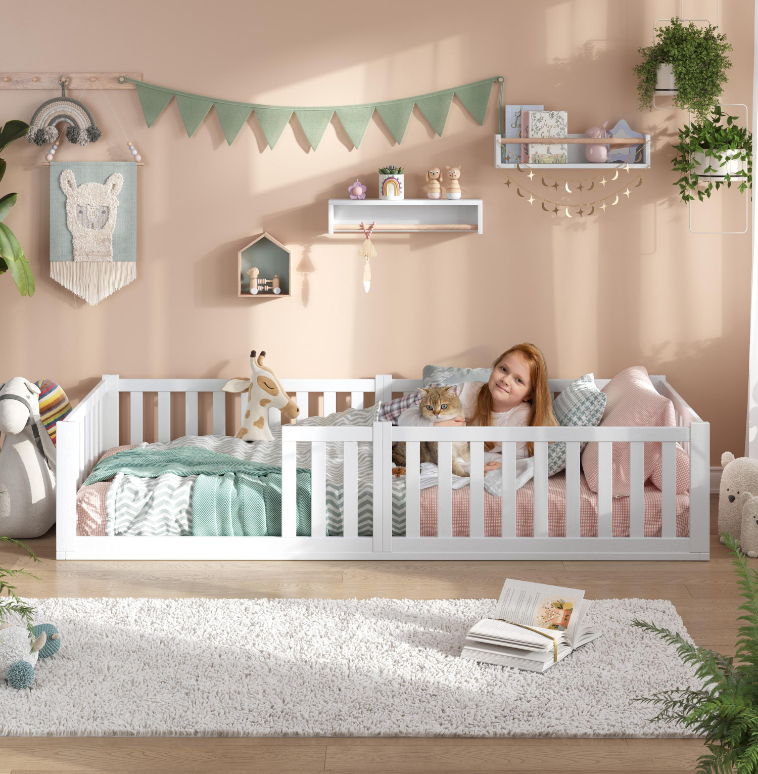 Bodenbett TITAN aus Buche Bodenbetten.