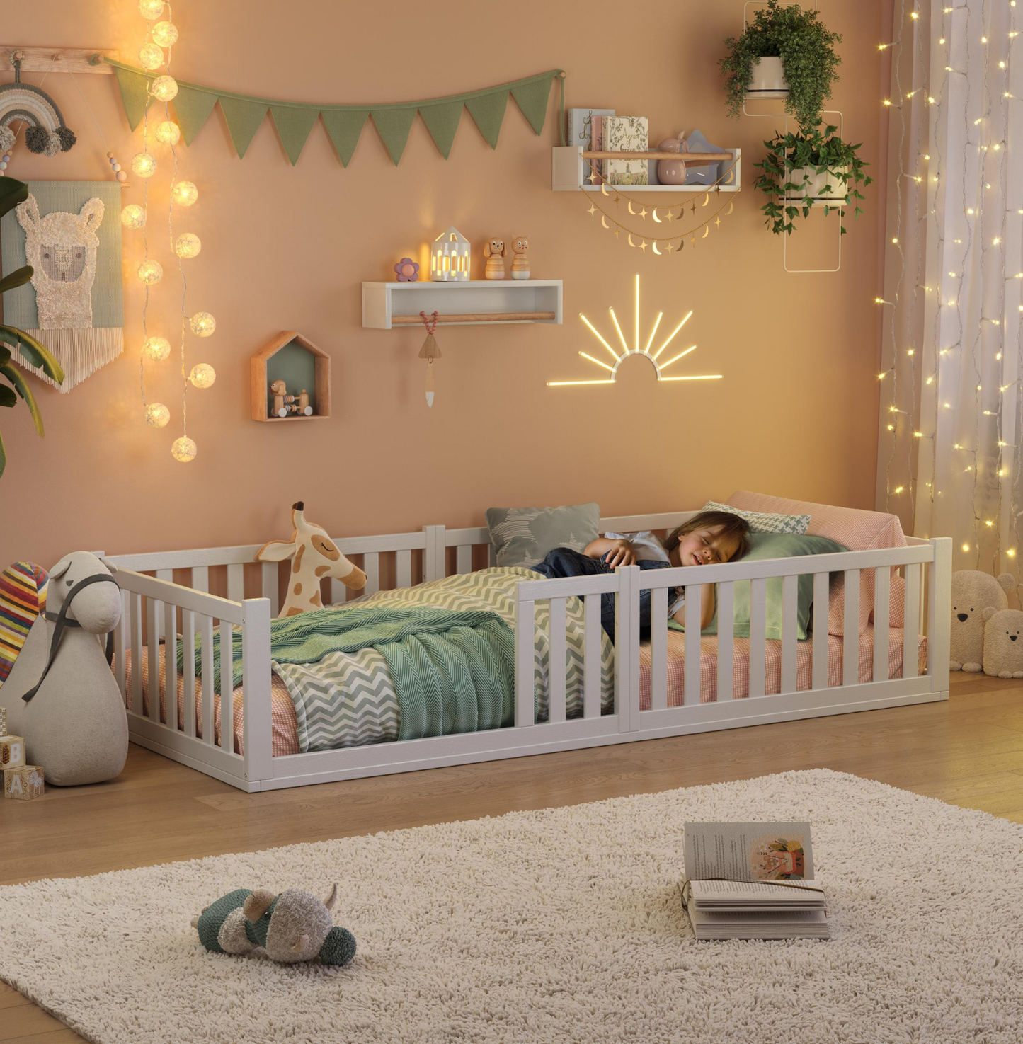 Bodenbett TITAN mit Matratze