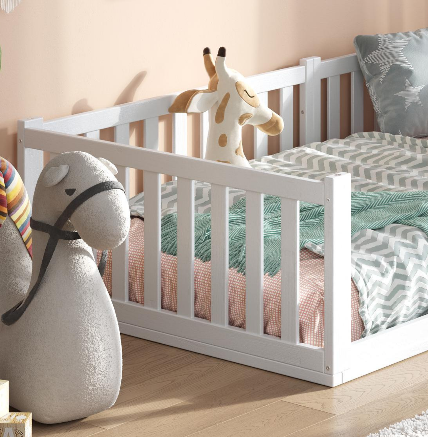 Bodenbett TITAN mit Matratze