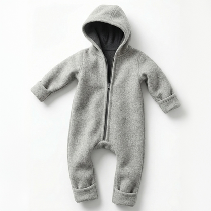 Baby-Kinder Walkoverall | Bio-Schurwolle