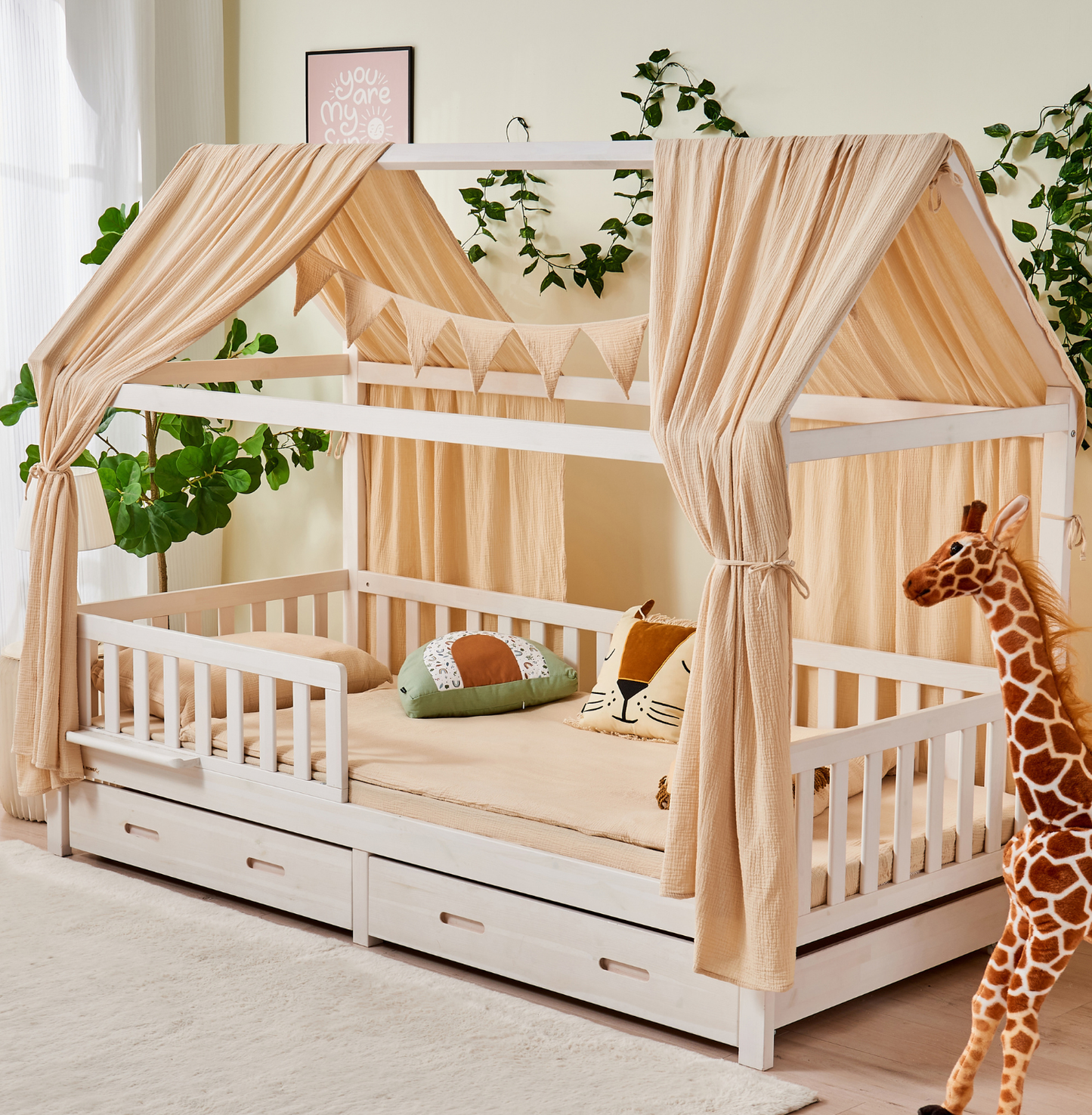 Hausbett Dekoset | Bio-Baumwolle