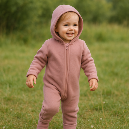 Baby-Kinder Walkoverall | Bio-Schurwolle