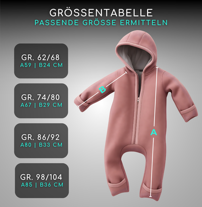 Baby-Kinder Walkoverall | Bio-Schurwolle